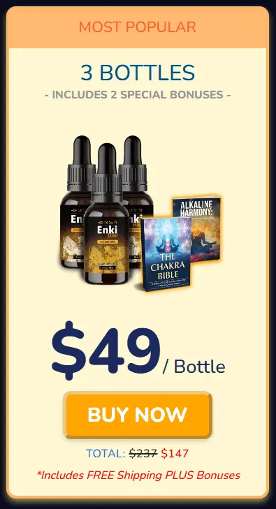 Enki Elixir 3 Bottle