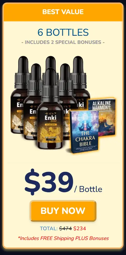 Enki Elixir 6 Bottle